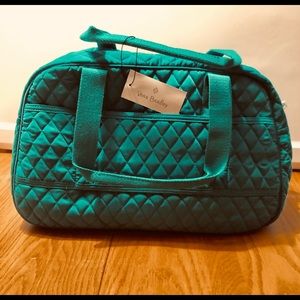 Vera Bradley  Peacock Blue Compact Travel Bag